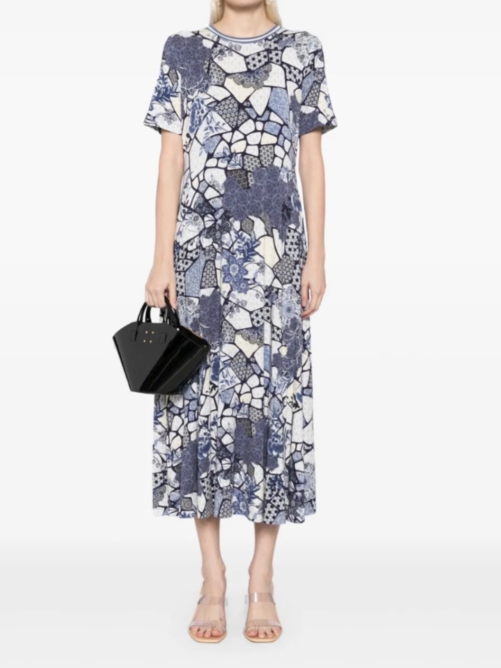 JOHNNY WAS MOONLIGHT GLASS TEE DRESS